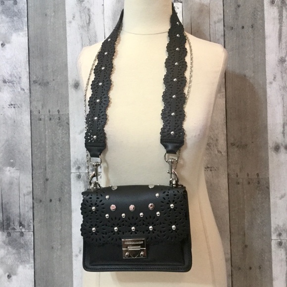 Rebecca Minkoff Handbags - REBECCA MINKOFF Christy Black Laser Cut Brand New
